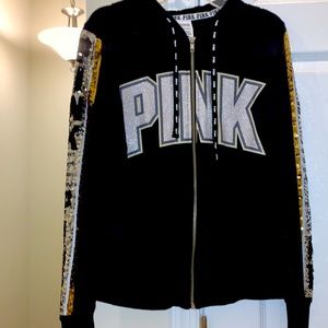 Victoria’s Secret pink zip up hoodie